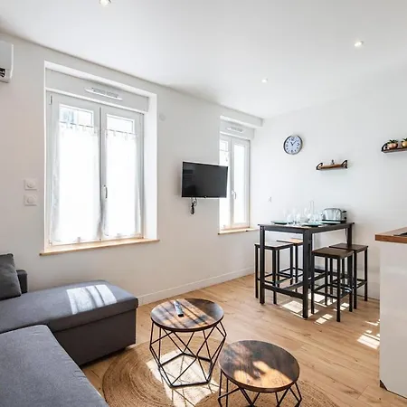 شقة Appartement Moderne A Reims 4 Personnes, Wi-Fi, Climatisation & Confort رانس